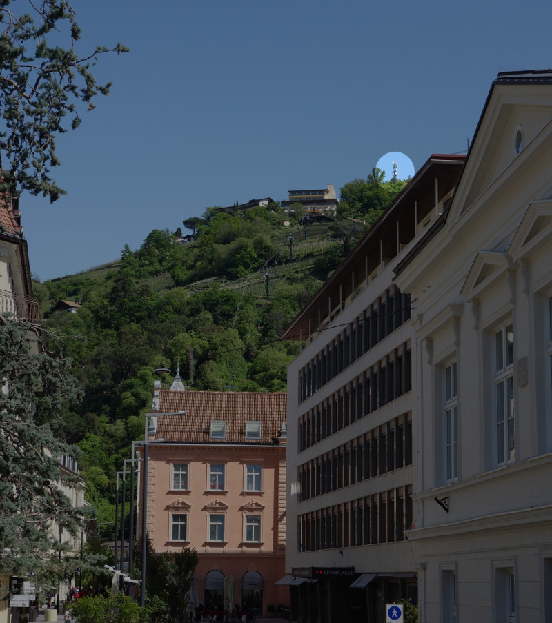 Sicht vom Ortszentrum