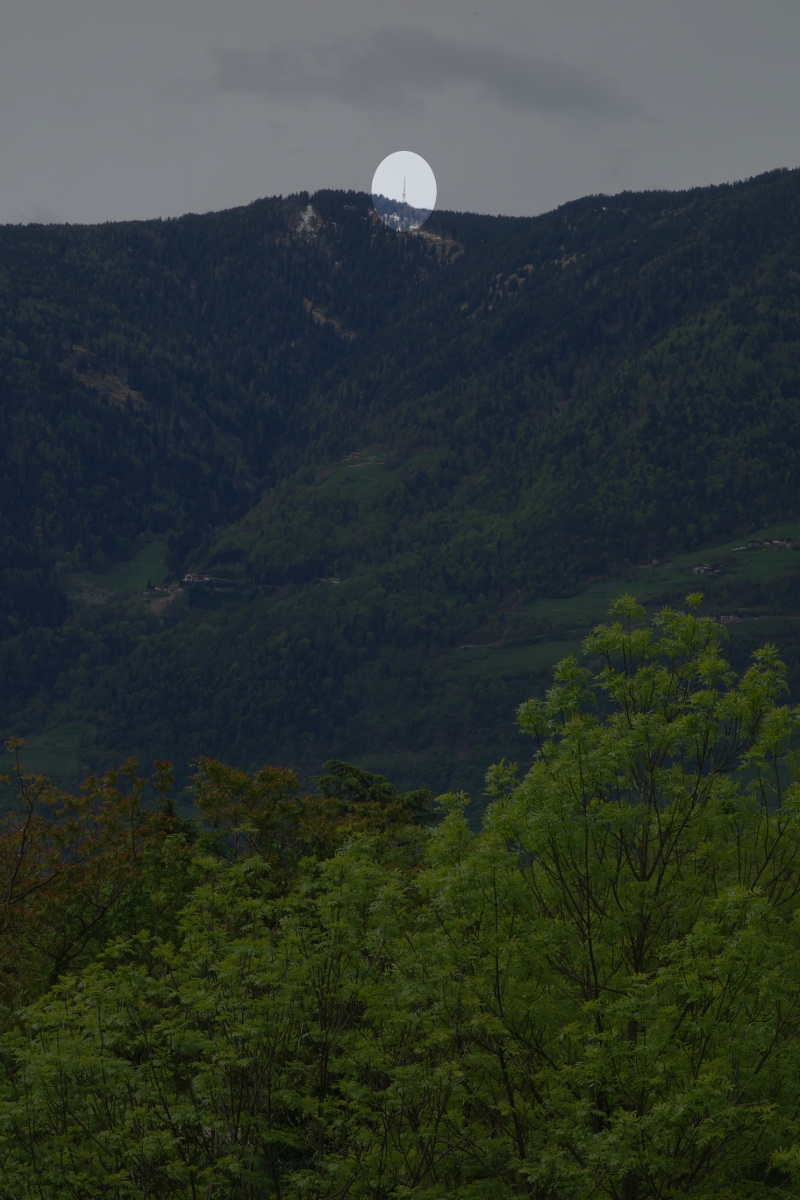 Sicht von Meran / Schloß Trautmannsdorf