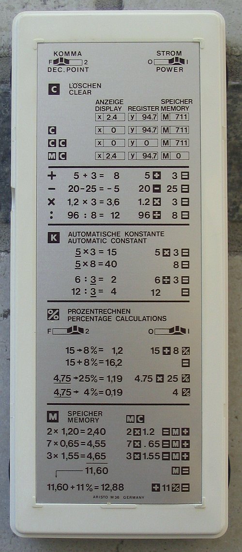 Anleitung auf der Rückseite