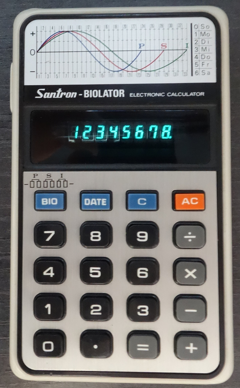 Der Casio Biolator, hier in der Neckermann-Ausführung namens "Santron Biolator"