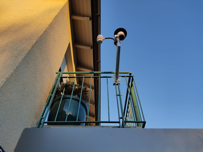 Wind-, Temperatur-, Luftfeuchtigkeits-, Regen-, UV- und Sonnen-Sensor